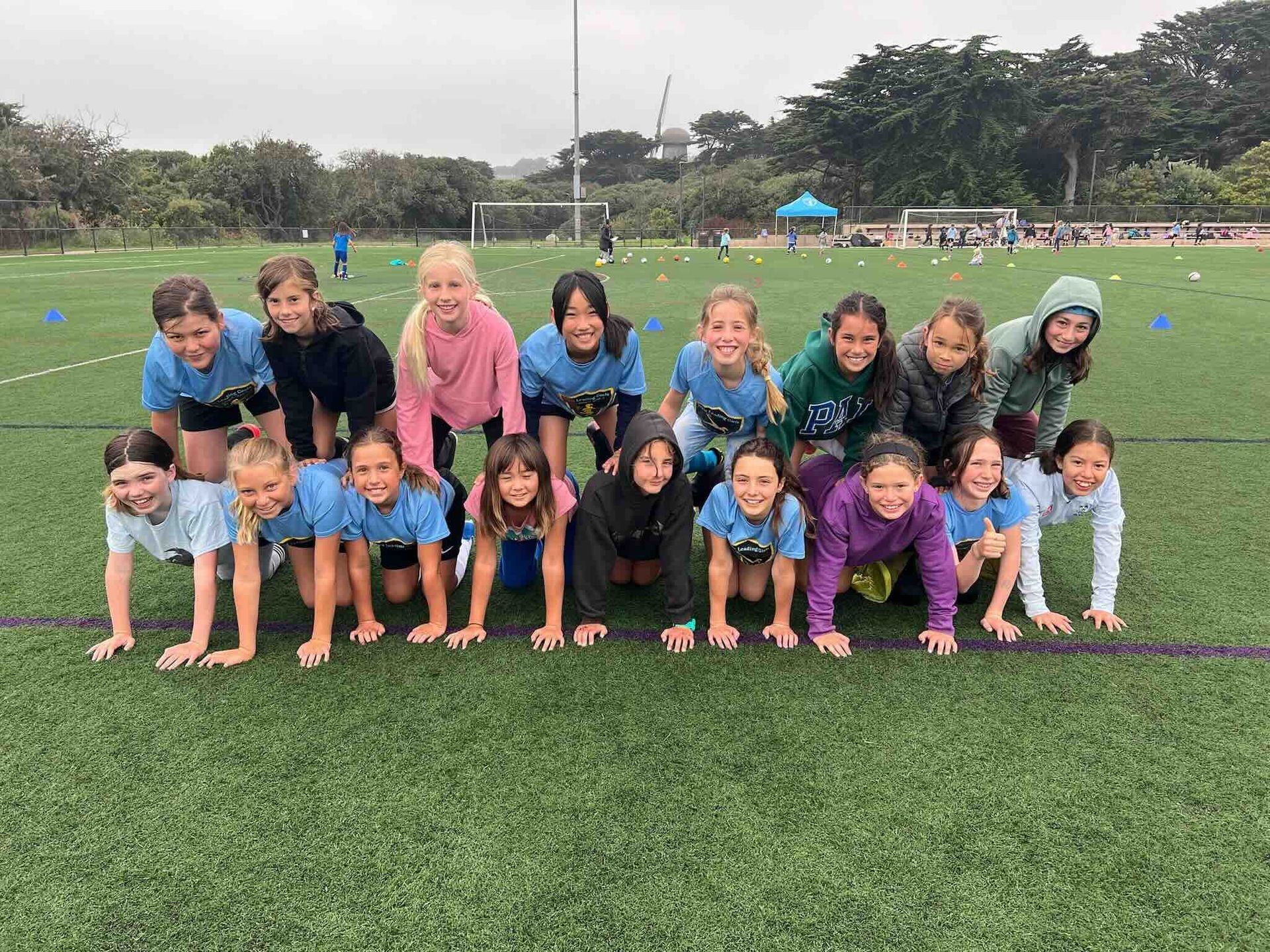 Girls Leading Goals Recreational Soccer Program in the Marina District, San Francisco